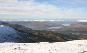 View from Aonach Mor